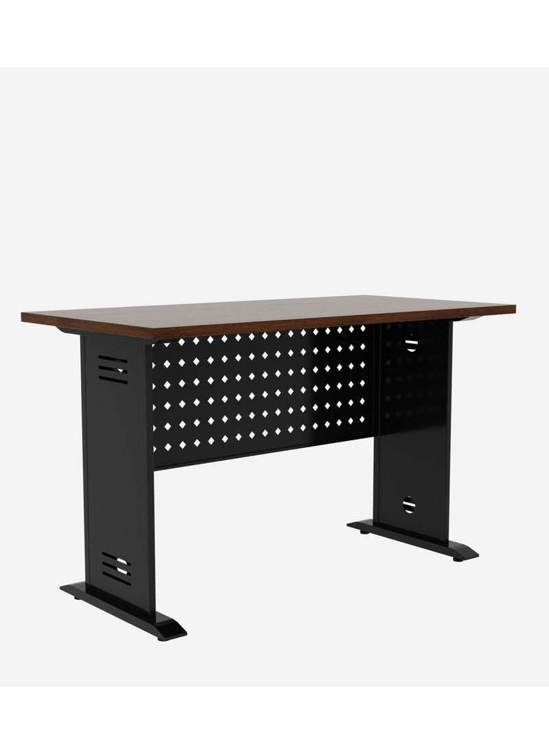 Steel Workstation Desk with Adjustable Height and Wooden Top Black 75x120x60cm - pzsku/ZAC70011651AE88A29894Z/45/_/1718366059/dc060a01-a1fa-4a37-a1c7-fced7faa56a2