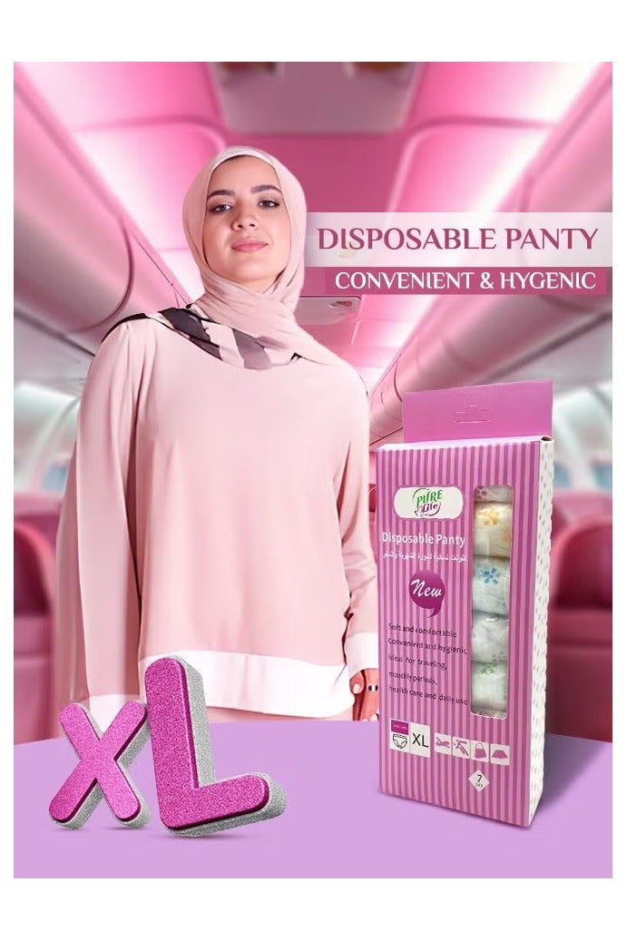 Pure Life Pure Life Disposable Panty – Size XL, Soft & Comfortable One-Time Use Underwear for Women - Image 2