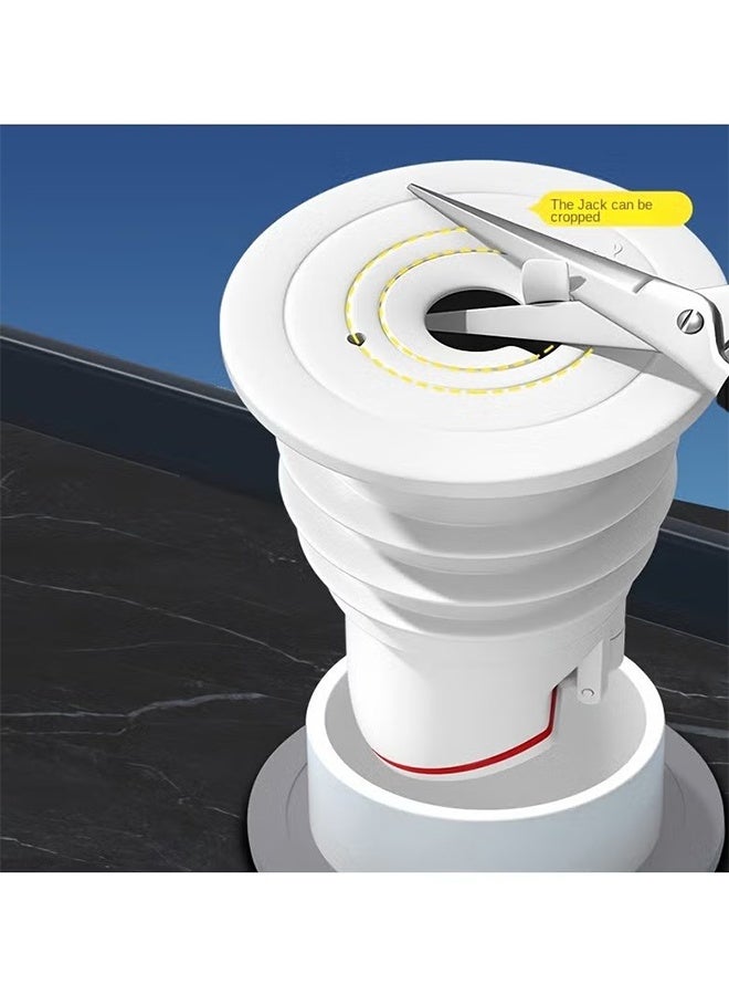 YJ 1pc Washing Machine Drain Hose Seal,Anti-Odor Floor Drain Plug，Sewer Pipe Seal Ring Sealing Cover，Floor Drain Backflow Preventer，Silicone Anti-Odor Floor Drain Sewer Deodorant Cover - Image 2