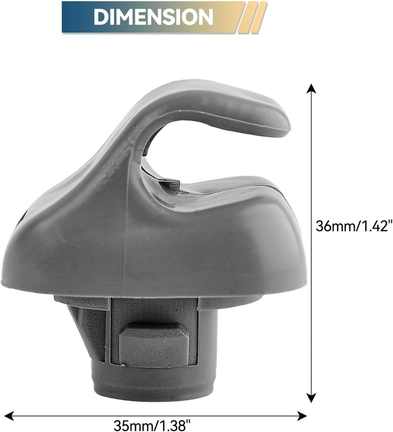 DEMULAX Sun Visor Hook Clip Set - Image 2