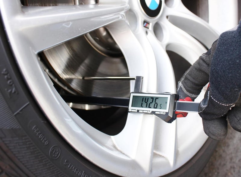 iGaging Brake Rotor Gauge Wheels On Large Digital Electronic Display Caliper - Image 3