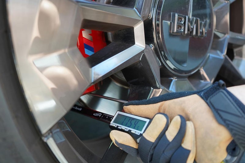 iGaging Brake Rotor Gauge Wheels On Large Digital Electronic Display Caliper - Image 5