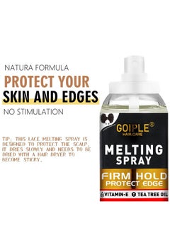 Goiple Lace Tint Melting Spray Set, Natural Finishing Lace Color for Women's Hair Wigs, Toupees & Hairpieces (Light Brown)  - Image 4