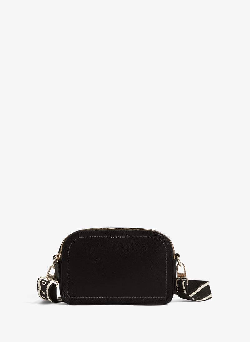 Ted Baker Webbing Leather Crossbody Bag - Image 1