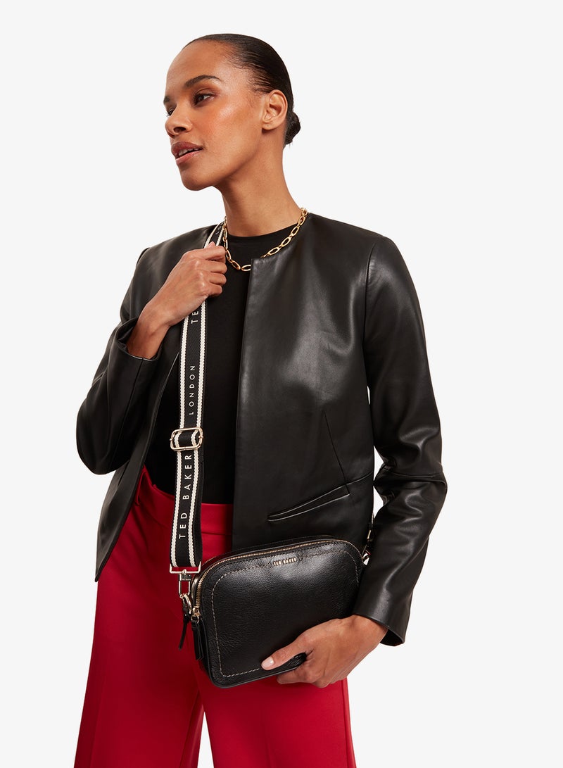 Ted Baker Webbing Leather Crossbody Bag - Image 2