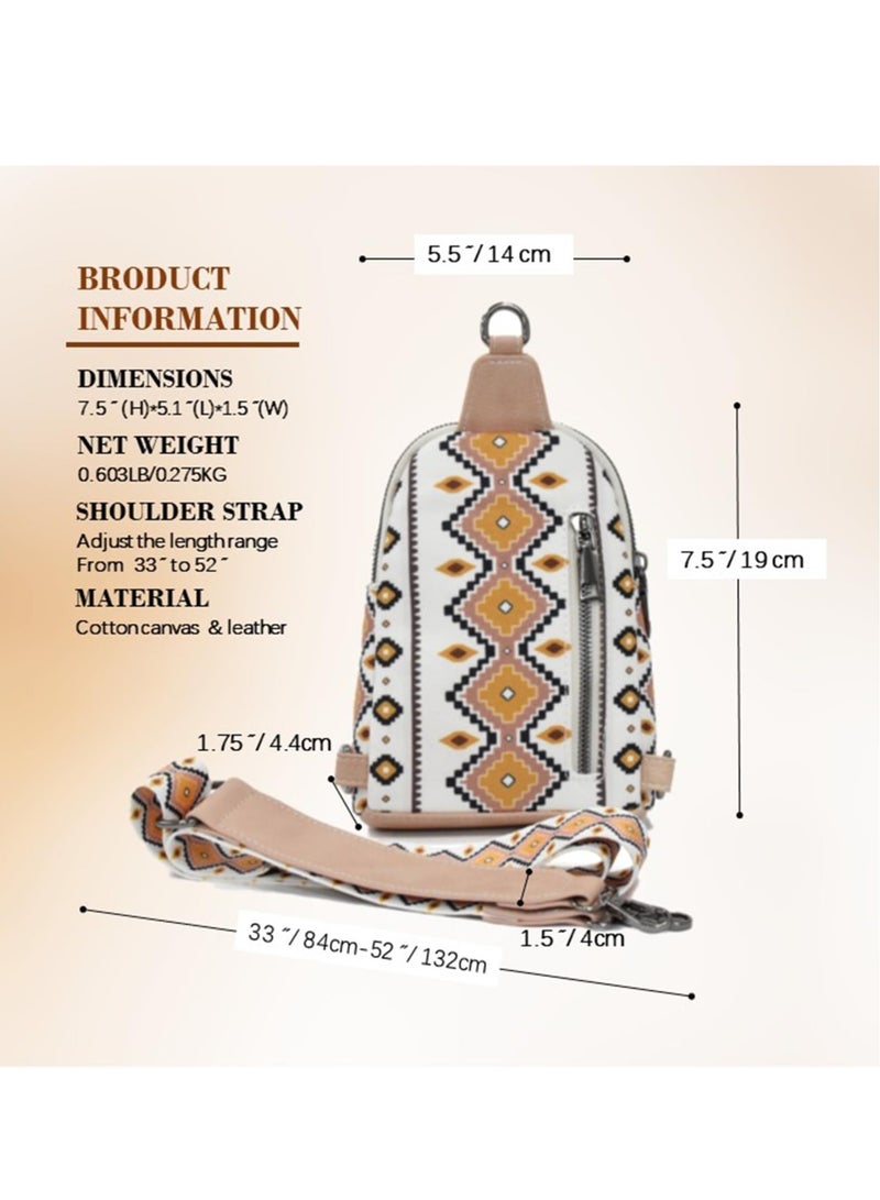 Excefore Crossbody Small Sling Backpack Sling Bag for Women, Fanny Pack Crossbody Bags with Extended Strap for Travel Sports Running - Image 3