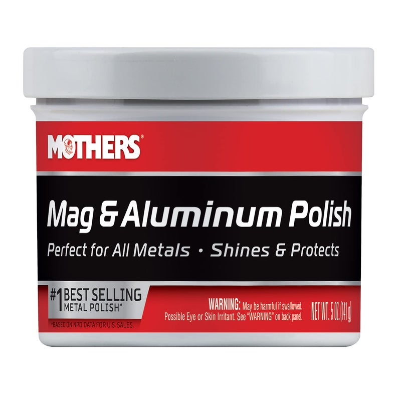 MOTHERS Mothers 05100 Mag & Aluminum Polish, 5 oz.  - Image 1