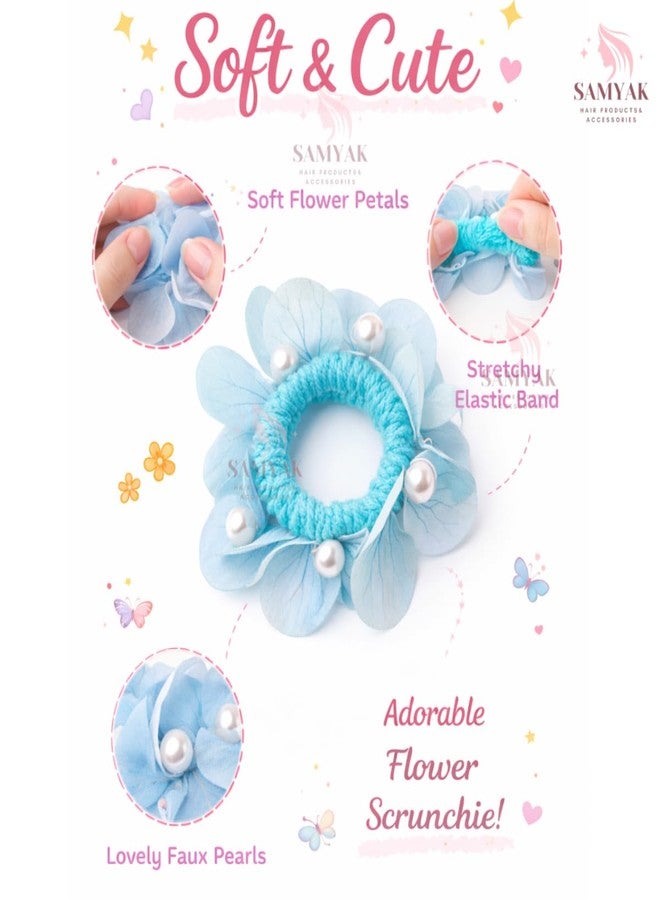 Samyak 12 Pcs Hair Ties | Navratri Kanjak Hair Accessories Set | Return Gift for Kanya Puja Rubber Bands - Image 2