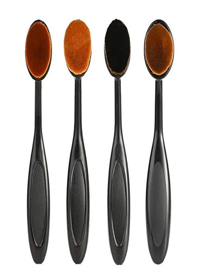 Topfinder® Artist Essential Makeup Synthetic Brush for Face Concealer, Contour Kit Bristle Foundation Cosmetic Brushes Tool Set of 2 - Image 4
