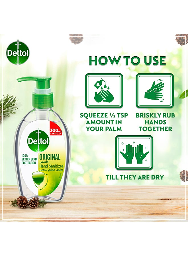 Dettol Hand Sanitizer Original 200ml - Image 5