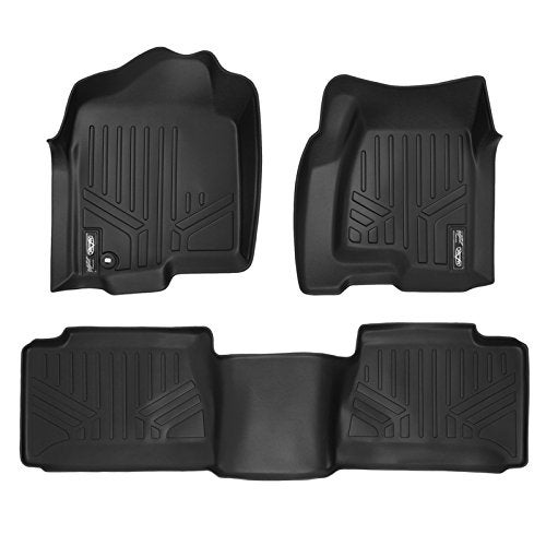 MAXLINER Floor Mats 2 Row Liner Set for 19992006 Chevrolet Silverado 1500