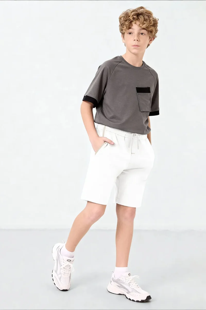 Tommylife Multicolor TOMMY Youth Cotton-Blend Shorts for Men | Best Price UAE