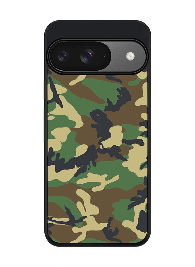 Stylizedd For Google Pixel 9 Case,Slim fit Camera Protection, Shockproof Thin Phone cover - Jungle Camo - Image 1