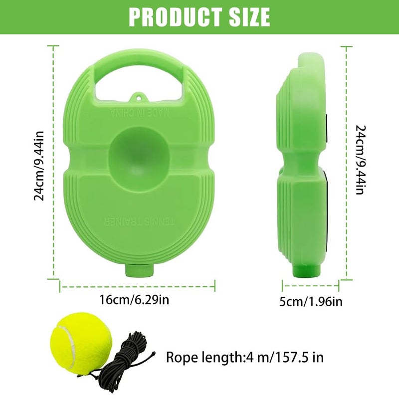 Optifit ® Tennis Trainer Device, Solo Tennis Training Equipment, Cricket Trainer, Portable Tennis Training Tool, Tennis Rebounder Kit, Suitable for Beginners Sport Exercise - Image 4