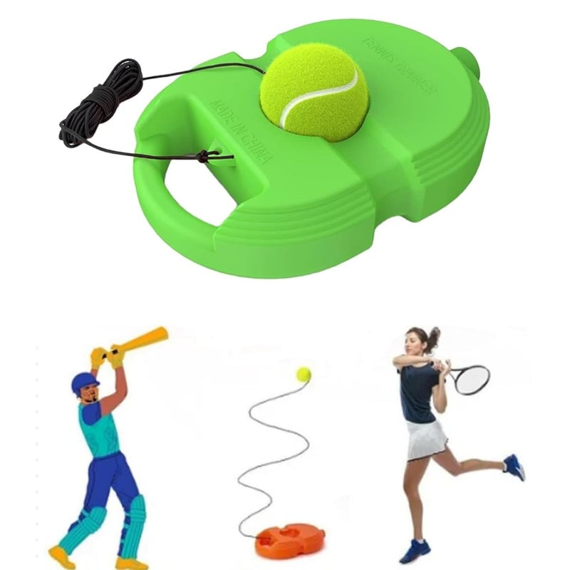 Optifit ® Tennis Trainer Device, Solo Tennis Training Equipment, Cricket Trainer, Portable Tennis Training Tool, Tennis Rebounder Kit, Suitable for Beginners Sport Exercise - Image 1