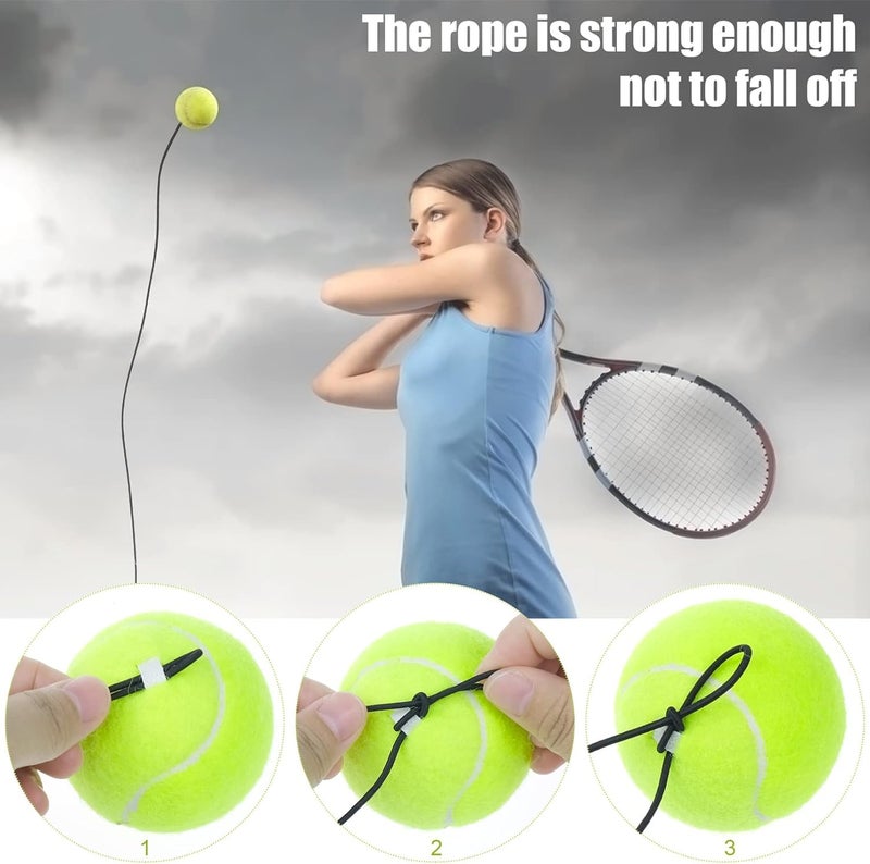 Optifit ® Tennis Trainer Device, Solo Tennis Training Equipment, Cricket Trainer, Portable Tennis Training Tool, Tennis Rebounder Kit, Suitable for Beginners Sport Exercise - Image 2