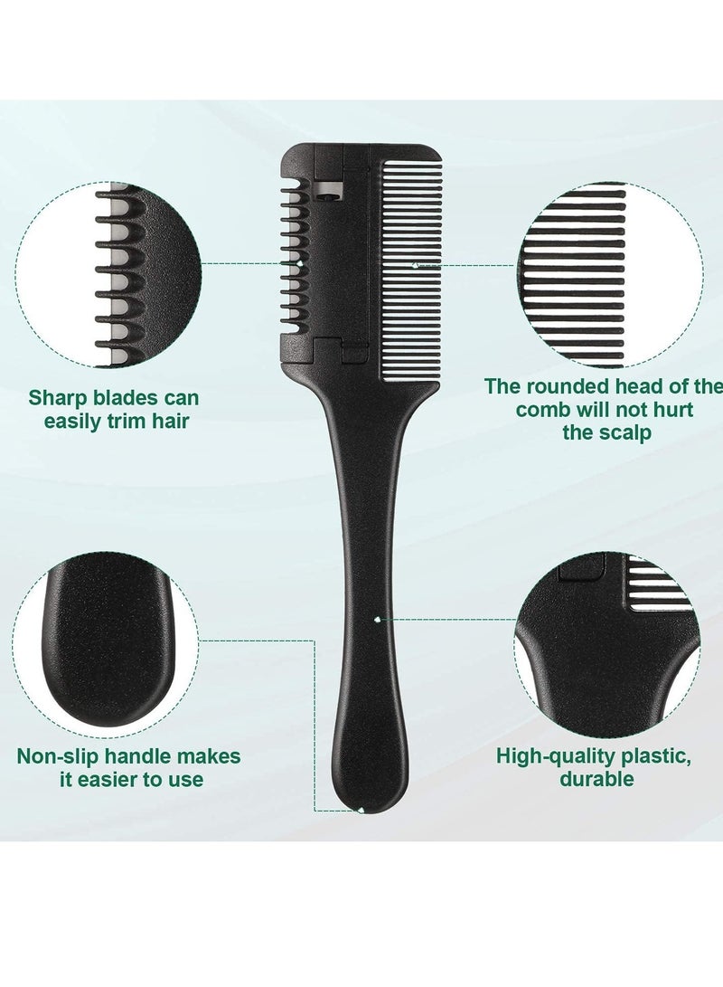 Razor Comb Hair Thinner Comb Hair Styling Razor Comb, Hair Cutter Razor Comb Cutting Scissors Double Sided Hair Styling Razor Comb Tool for Hair Cutting and Styling - Image 2