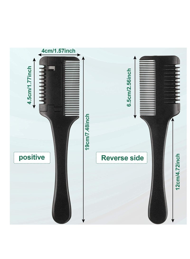 Razor Comb Hair Thinner Comb Hair Styling Razor Comb, Hair Cutter Razor Comb Cutting Scissors Double Sided Hair Styling Razor Comb Tool for Hair Cutting and Styling - Image 3