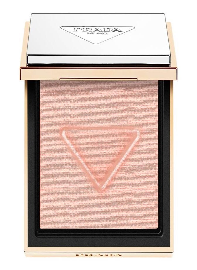 Prada Light Glowing Highlighter Powder 6.8g – 02 5GR Radiant Luminous Glow & Long-Wear Illuminating Face Highlighter - Image 1