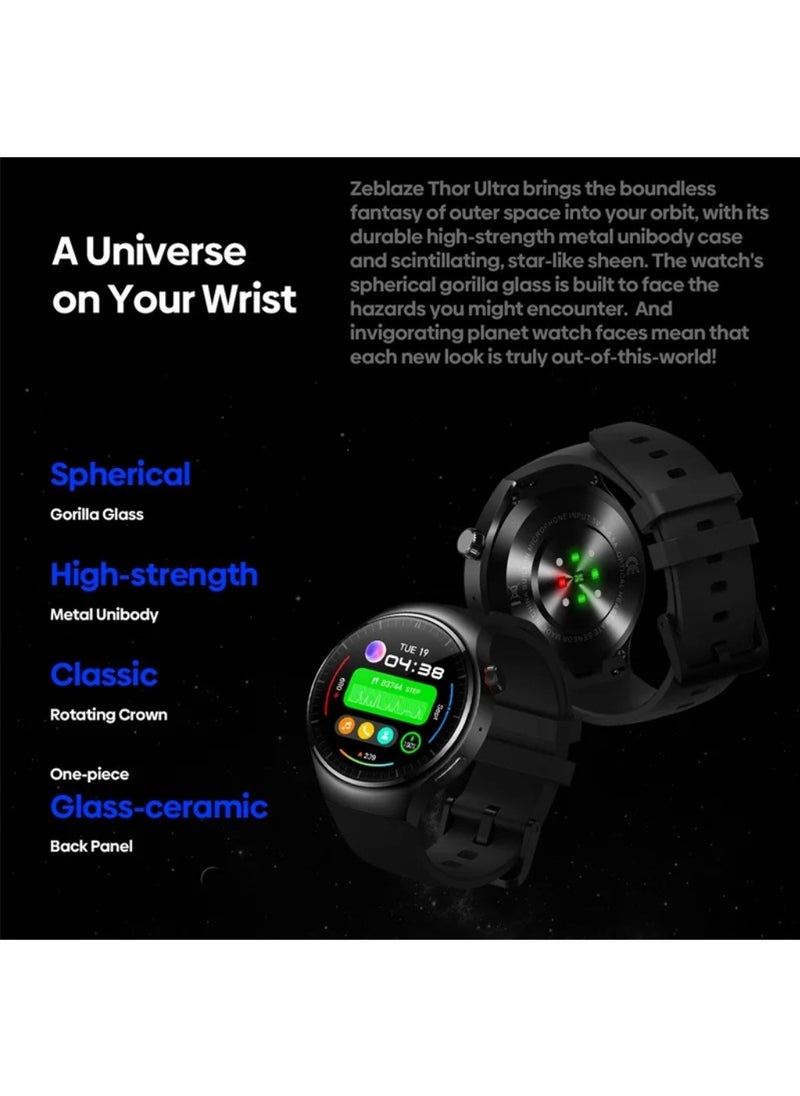 Zeblaze - Zeblaze Thor Ultra Android 8.1 Smart Watch AMOLED Screen 4G Independent Network Built-in GPS 16GB Storage Google Play 8.1 - Image 1