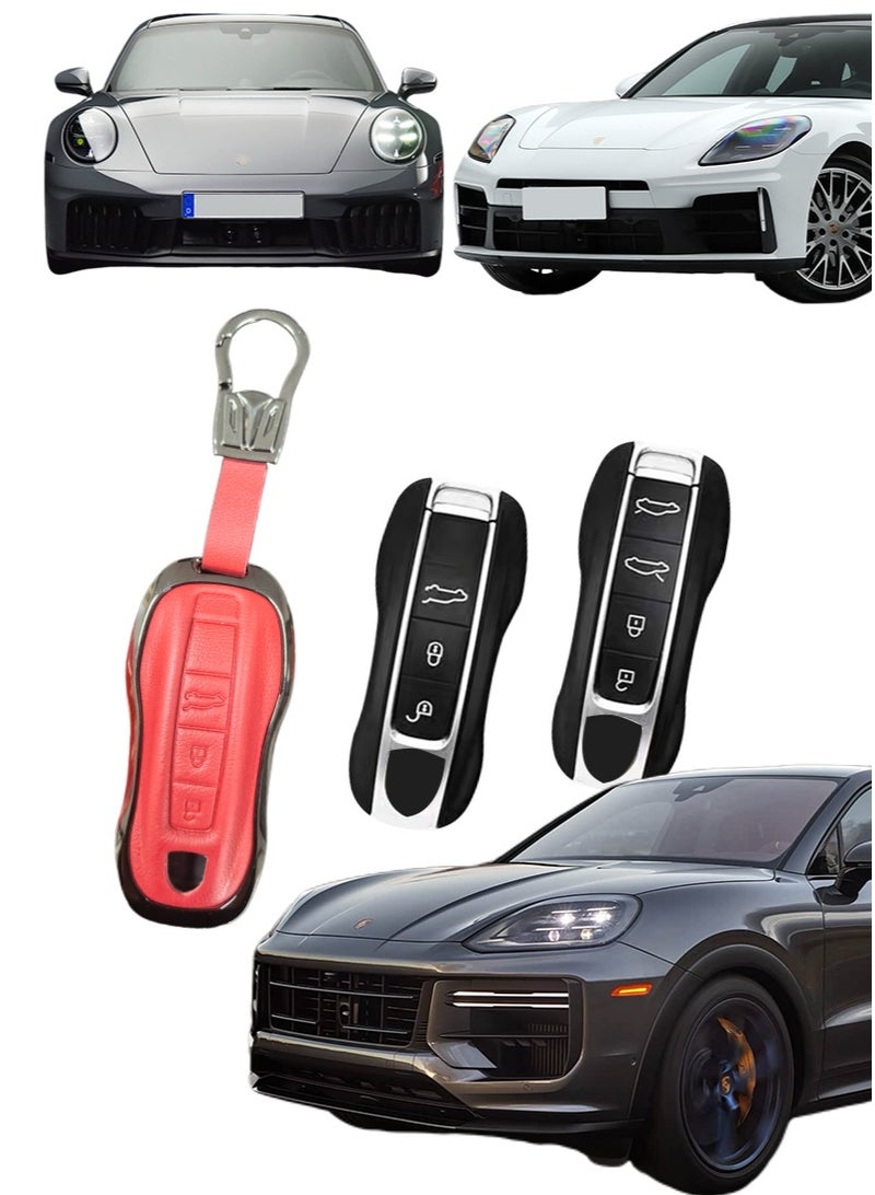 Porsche car key protector, suitable for Porsche keys, perfectly wraps car keys, high-end, wear-resistant. - Image 1