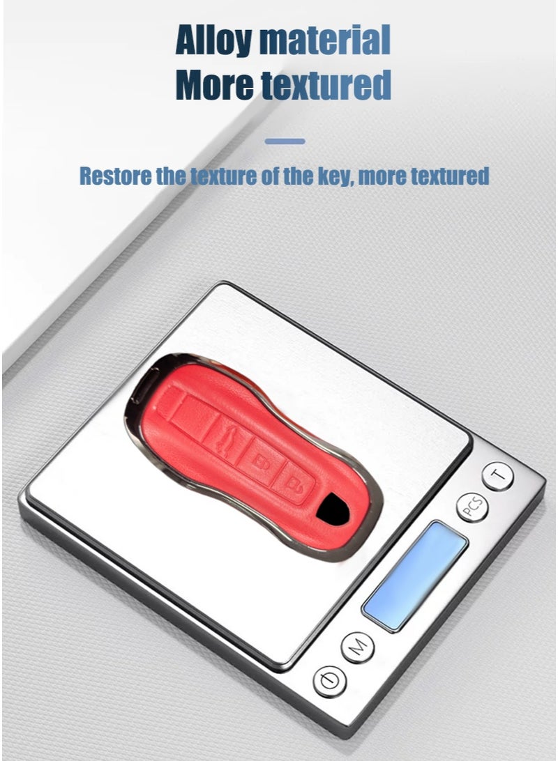 Porsche car key protector, suitable for Porsche keys, perfectly wraps car keys, high-end, wear-resistant. - Image 4