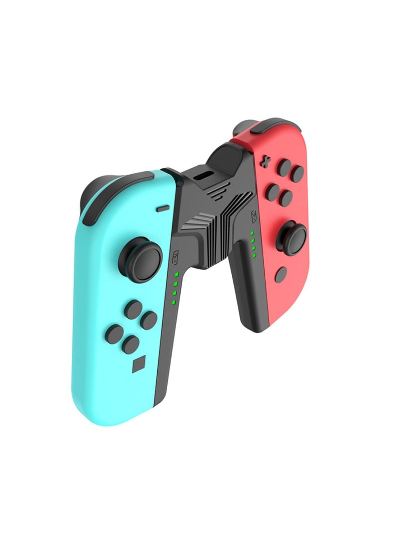 Grip Handle Charging Station Controller Charger Compatible with Nintendo Switch OLED Joy-Cons Grip for NS Nintendoswitch Joycons Accessories (audio version)  - Image 5