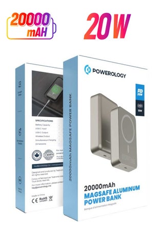 20000 mAh 20W PD & 15W Magsafe Powerbank - Titanium - pzsku/ZAC71BFEB5CBDB302DFD5Z/45/_/1740034160/dcdc2b95-aa21-45e5-919d-5240adcb4361
