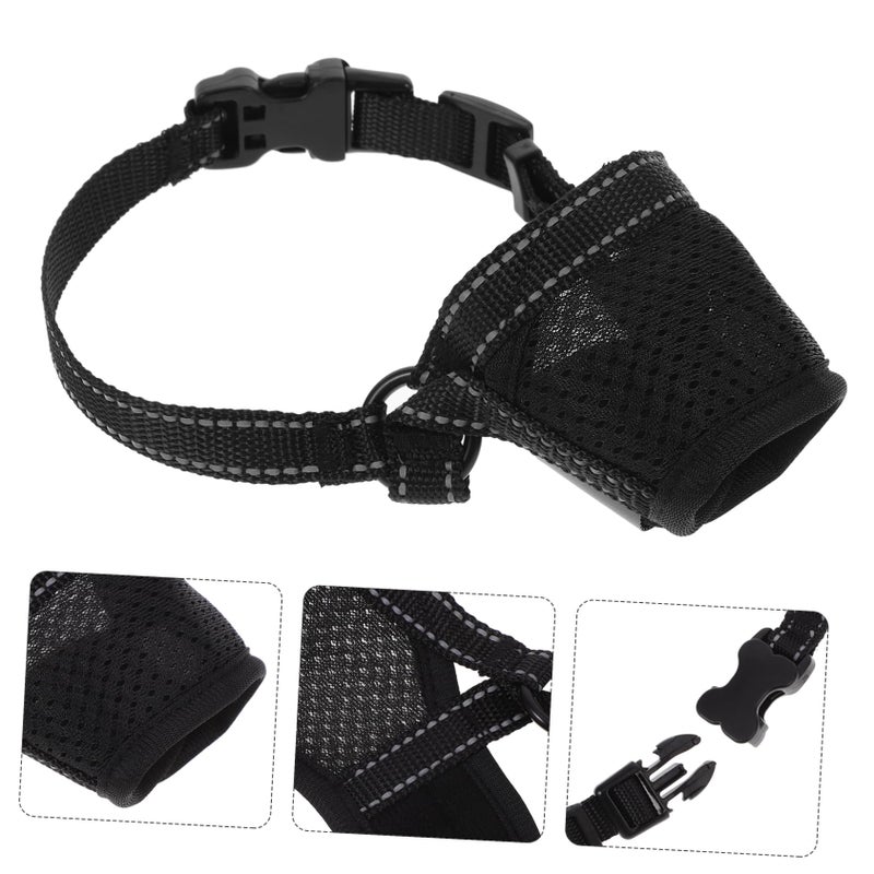 Breathable Dog Muzzle Bite Protector Comfortable Design Easy Clean Outdoor Use - Image 4