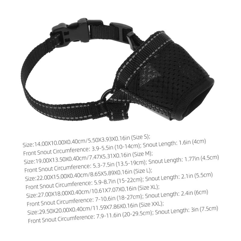 Breathable Dog Muzzle Bite Protector Comfortable Design Easy Clean Outdoor Use - Image 3