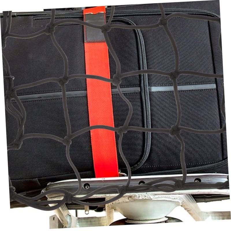 2Pcs Elastic Motorcycle Cargo Net With Hooks For Secure Luggage Storage Trucks ATVs - Image 5