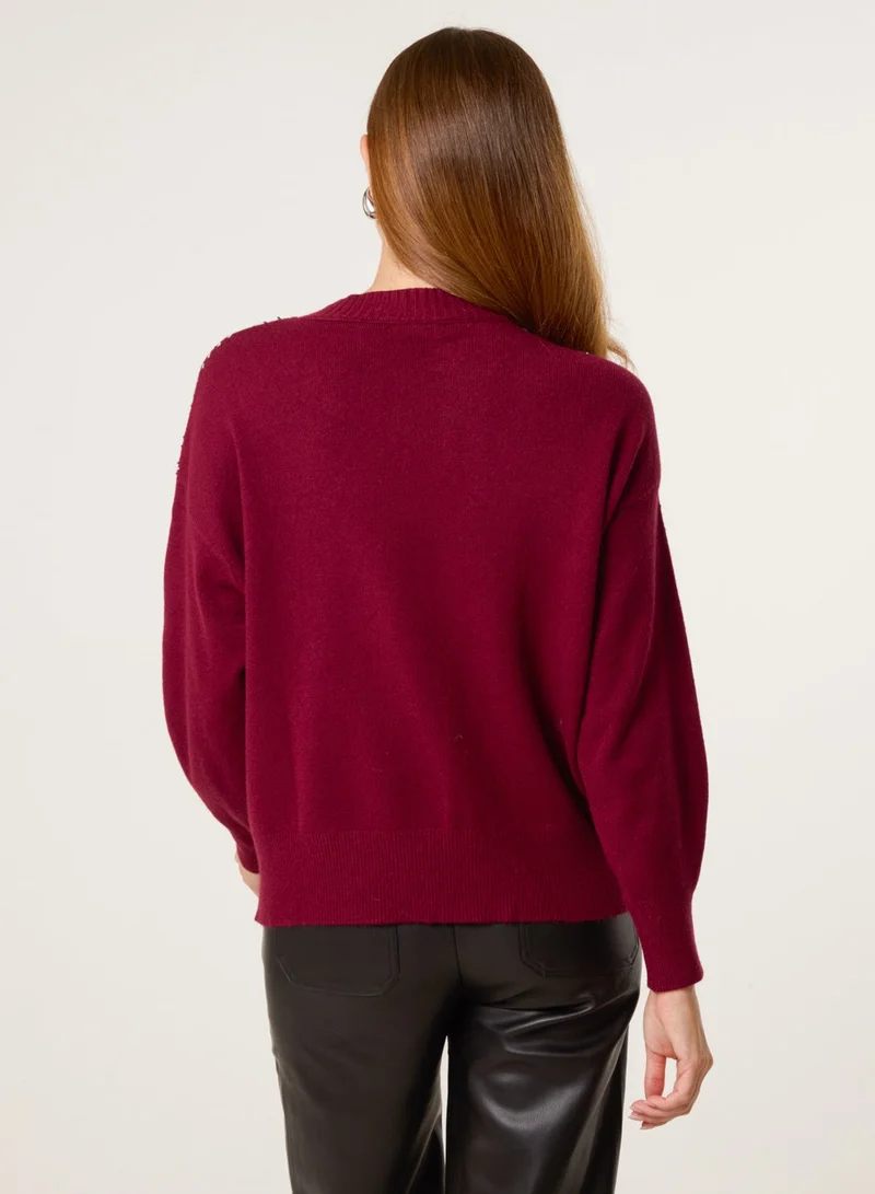 Blue Vanilla Diamante Jumper