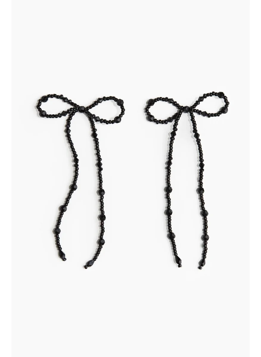 اتش اند ام Bow-Shaped Earrings