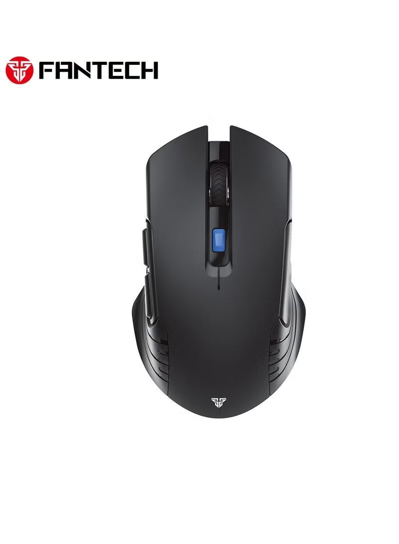 FANTECH WG12 RS Wireless Gaming Mouse Rechargeable Dual Mode Gaming Mouse 2000 DPI 6 Programmable Buttons Gaming Office Dedicated Computer Mouse for Laptop Desktop - Image 1