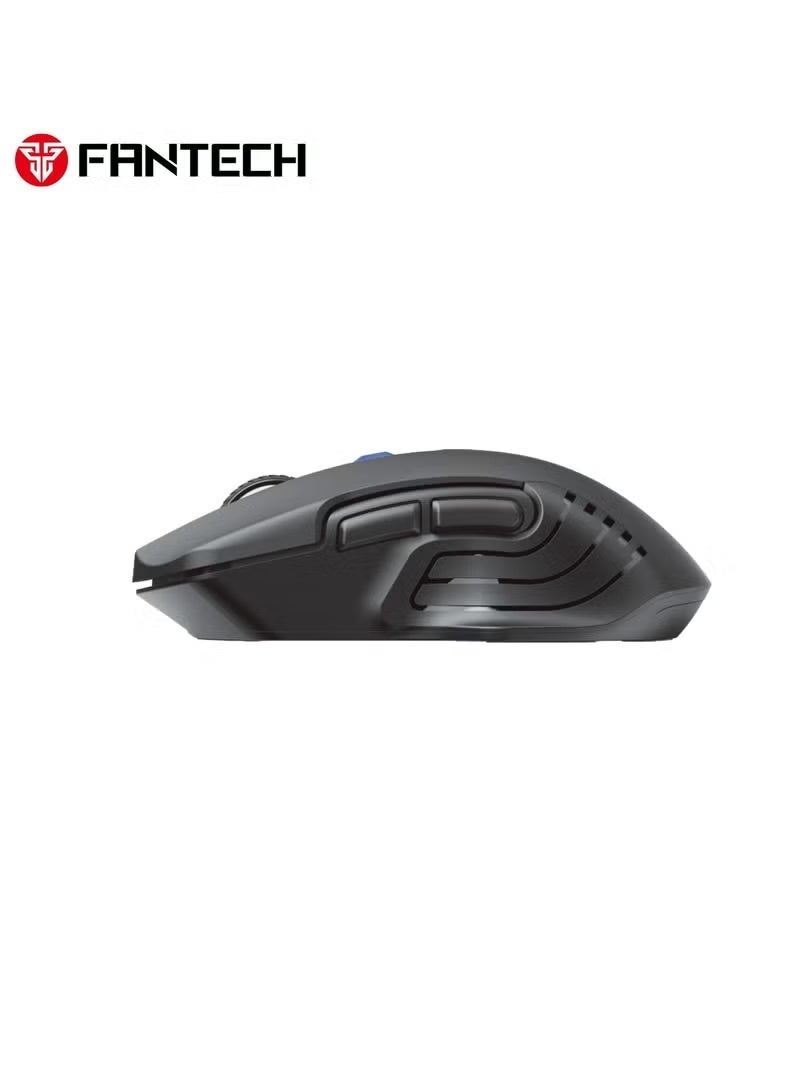 FANTECH WG12 RS Wireless Gaming Mouse Rechargeable Dual Mode Gaming Mouse 2000 DPI 6 Programmable Buttons Gaming Office Dedicated Computer Mouse for Laptop Desktop - Image 3