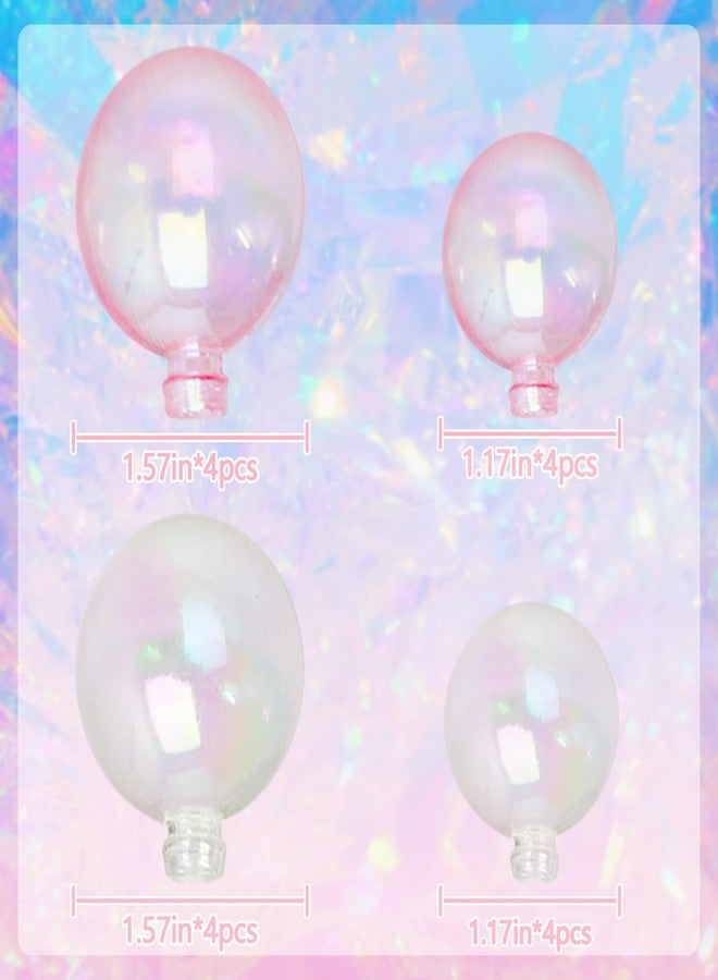 MEMOVAN Balls Cake Topper 16pcs Colorful Bubble Pearl Balls Cake Cupcake Insert Topper Bubble Ball Cake Cupcake Decorations for DIY Birthday Party Baby Shower Wedding Anniversary Party Supplies - Image 2