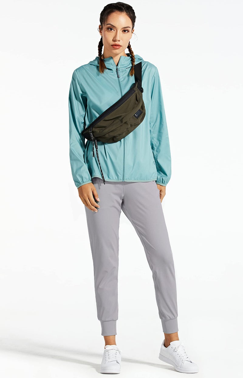 Libin Women's Joggers Pants Athletic Sweatpants with Pockets Running Tapered Casual Pants for Workout,Lounge, Light Grey M - Image 5