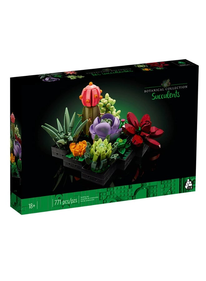 Botanicals Succulents Plants Set (771) Pieces