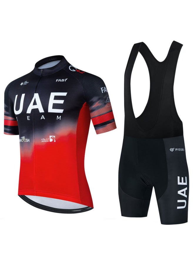 uae Tour De France Cycling Team Cycling Clothing Mountain Road Bike Breathable Quick-drying Short-sleeved Cycling Equipment