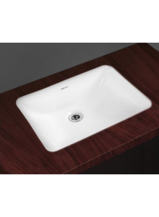 SOMANY Mist Under Counter Basin – Premium Ceramic Under Mount Wash Basin for Modern Bathroom Vanity