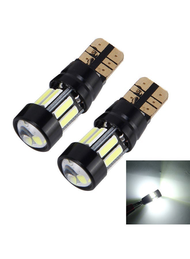 MUNTAQI 2-Piece 5W 400LM T10 7020 Car Parking Lights With Lens And 10 LED - Image 2