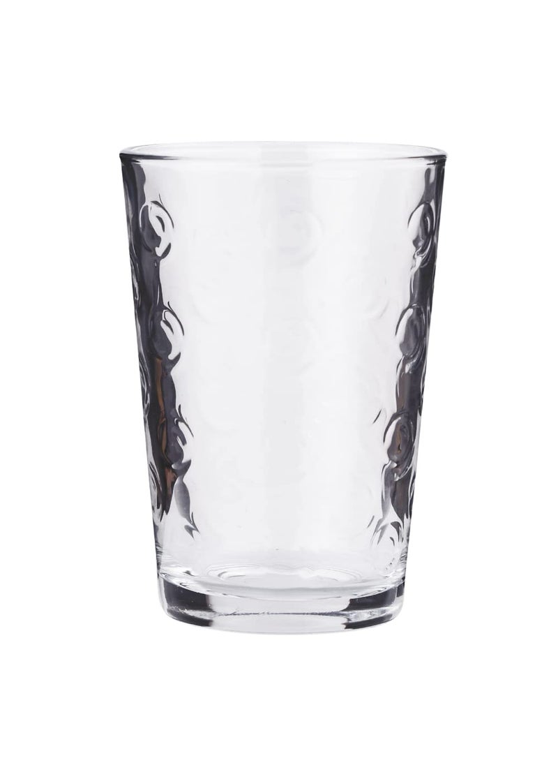 smart serve Smartserve Spiral Luxe Crystal Glass Set 190ml Set of 6 Exquisite Glassware for Water Juice Fine Beverages Elegant Durable Tumblers for Home Office Restaurants Luxury Dining Gift Set  - Image 2