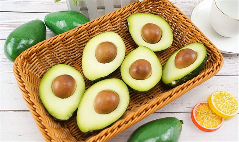 Skyseen Skyseen 3Pcs Artificial Avocado Half Fake Fruit Home Party Festival Photography Props  - Image 4