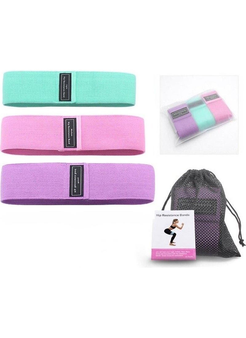 Technosmart Loop Band Resistance Band Sports Exercise Aerobics Pilates Squat Band Fitness Yoga  - Image 1