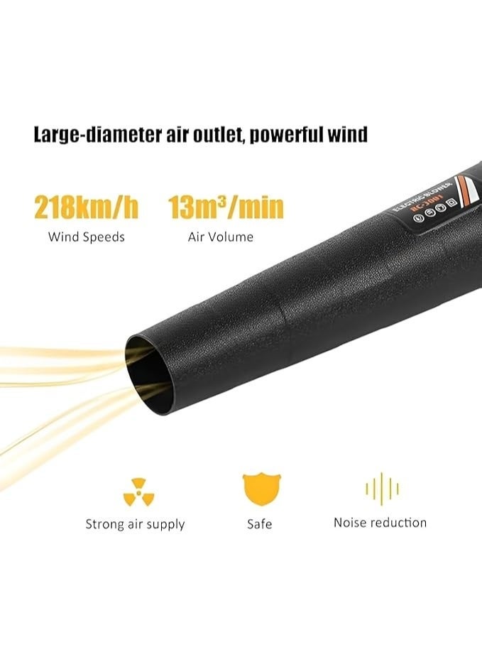Electric Leaf Blower | 6-Speed Adjustable | 218 km/h Max Wind Speed | 13 m³/min Air Volume | Powerful 5000–17000 RPM Motor | Includes Air Duct & Blower Unit - Image 3