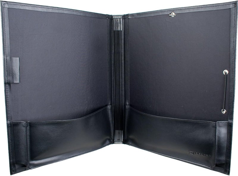 ProTec Pro Tec FSA1E Deluxe Choral Folder with Elastic String Dividers & Adjustable Hand Strap - Image 2