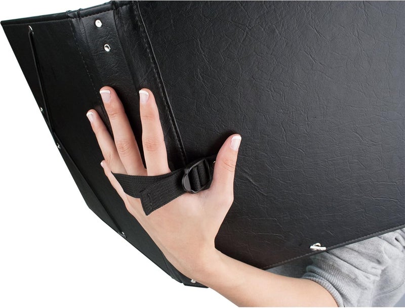 ProTec Pro Tec FSA1E Deluxe Choral Folder with Elastic String Dividers & Adjustable Hand Strap - Image 3