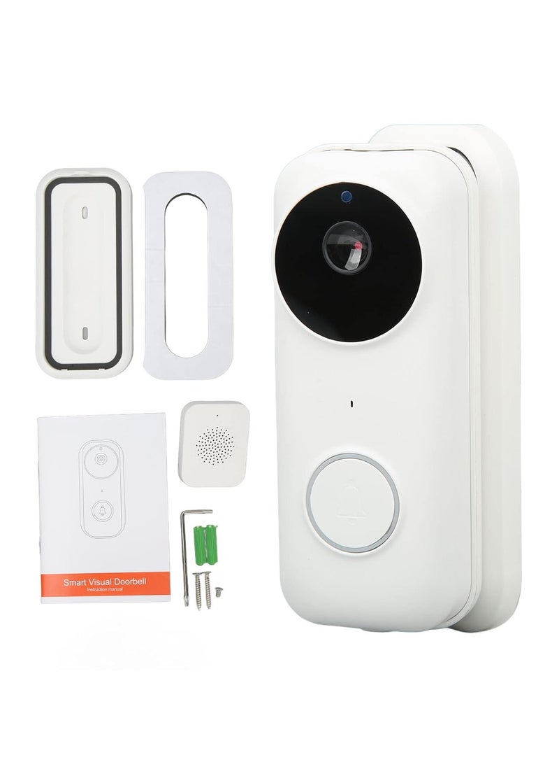 Video Doorbell Camera Smart Wifi Visual Doorbell Remote Monitoring Cam Wireless Door Bell Ringer With Voice Changer Intercom For Home Security System