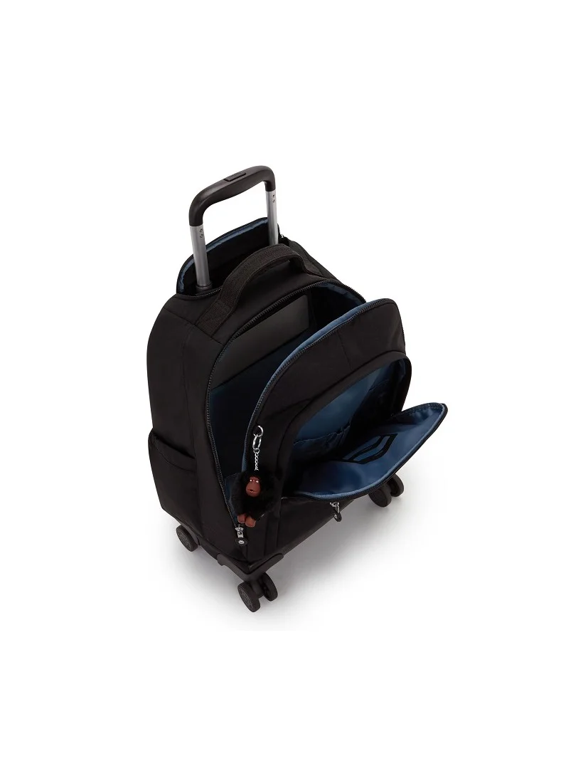 kipling Large Wheeled Backpack With Laptop Protection New Zea - True Black