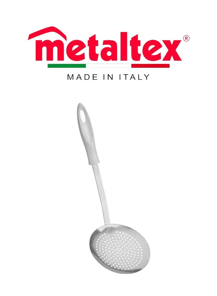 Metaltex Kristall Stainless Steel Skimmer 35cm â€“ Durable and Efficient Cooking Tool